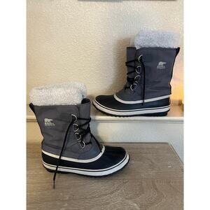 Sorel Womens Winter Carnival Waterproof Boot Quarry Size 9